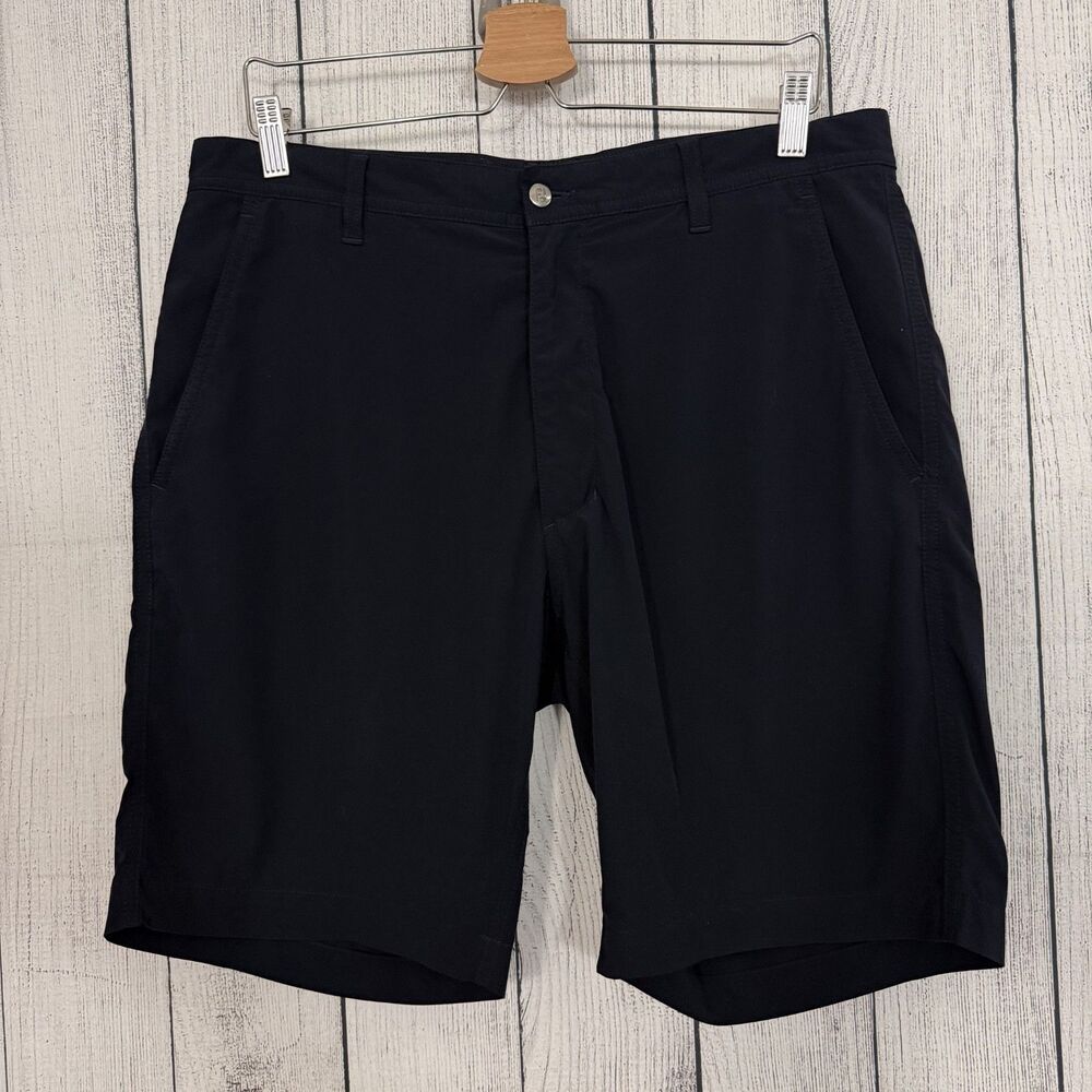 FootJoy Men's W34 Navy Blue Moisture Wicking Performance Bermuda Golf Shorts